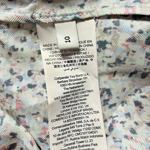 TORY BURCH Printed Silk Twill Blouse - Picture 6 of 8